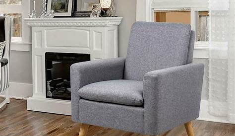 Accent Chair Sale Near Me Coaster Seating Contemporary In Grey LinenLike