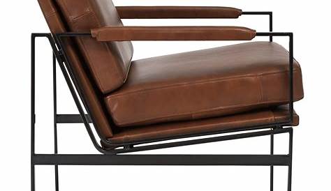 Accent Chair With Metal Signature Peacemaker Dark Bronze Finish Arm
