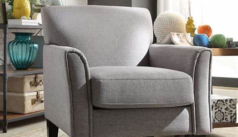 Accent Chairs At Home Depot Sullivan Durham Grey Linen Arm Chair409913GL1TL The