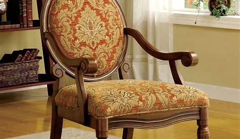 Accent Chairs Made In Usa Furniture Of America FOA Sybil CMAC6140BG Chair
