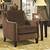 accent chairs set of 2 brown