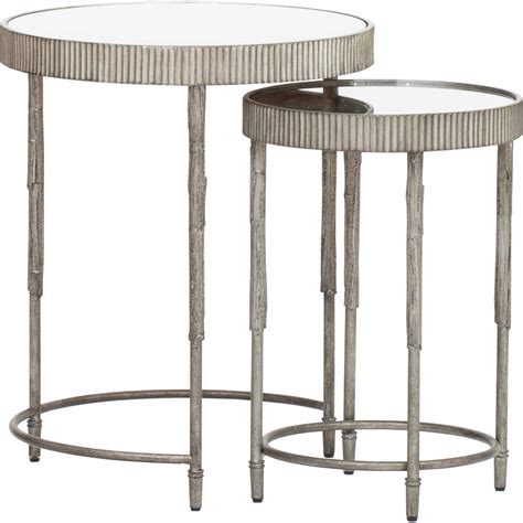 Accent Nesting Tables Silver