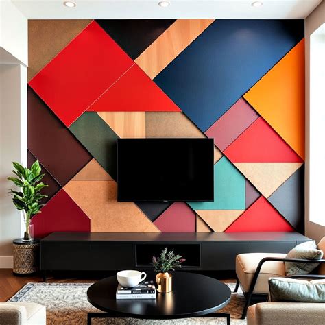 Accent Wall Geometric Shapes