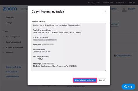 accept zoom meeting invitation