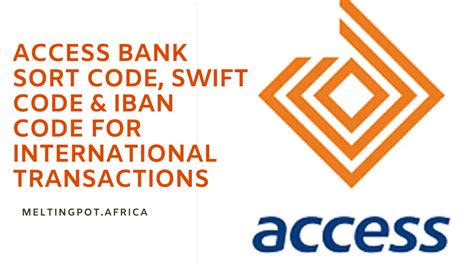 access bank swift code and sort code