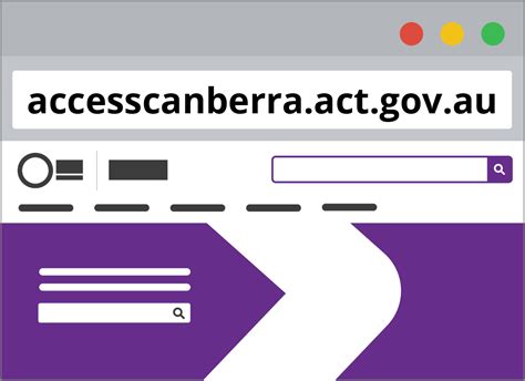 access canberra online services