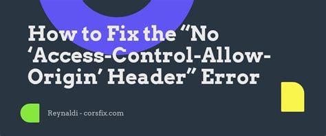 Access Control Allow Origin Header Error Spring Boot