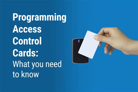 Access Control Card Programming