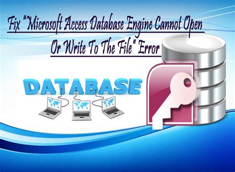 Access Database Engine Cannot Open Or Write