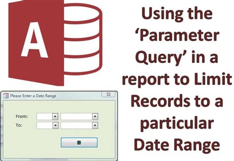 Access Date Parameter Query Not Working