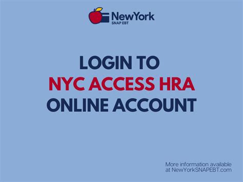 access hra nyc food stamps account login