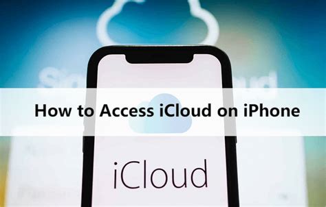 access icloud files on iphone