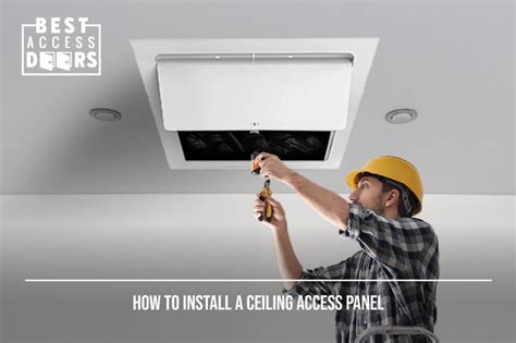 Access Panel Installation Ceiling