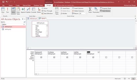 Access Query Not Returning Results