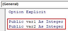 Access Vba Public Variable Not Working
