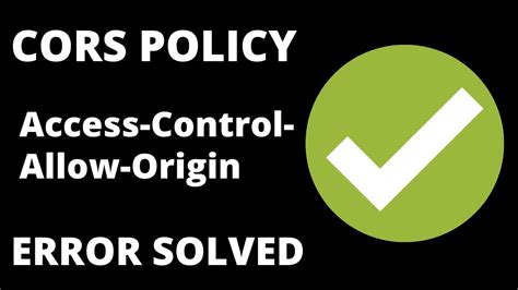 Access-Control-Allow-Origin No-Cors