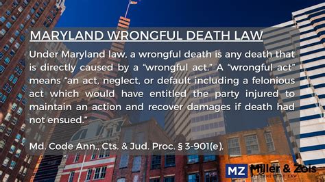 accident attorney maryland wrongful death