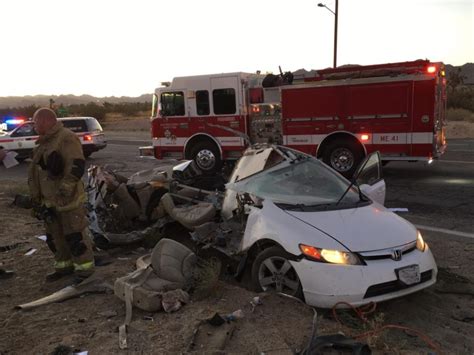 accident in yucca valley today