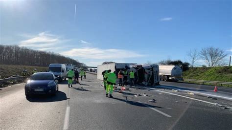 accident sur l'a10 hier