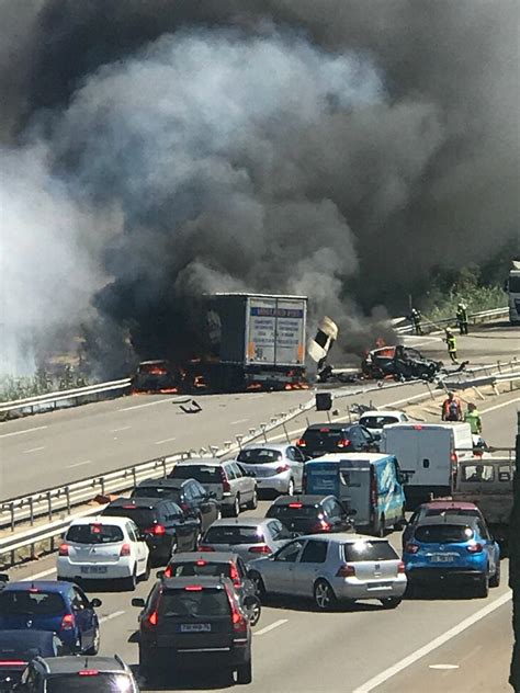 accident sur l'autoroute a7 aujourd'hui