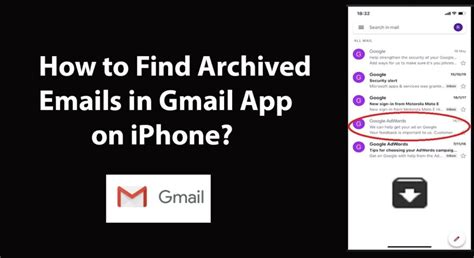 accidentally archived email on iphone