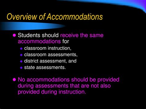 accommodation meaning in physical education