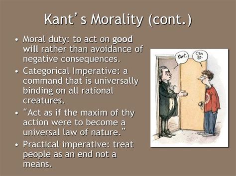 according to kant moral laws are