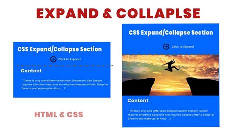 Accordion Collapse And Expand Css