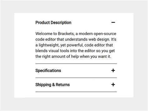 Accordion Expand Collapse Animation Css