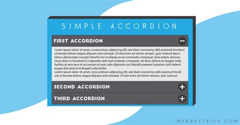 Accordion Html Js