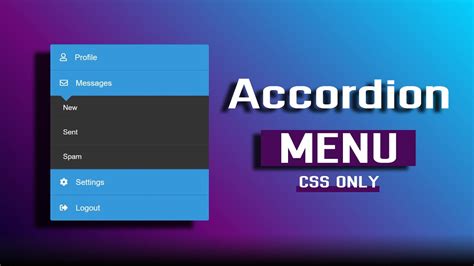 Accordion Menu Html