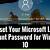 account live password reset