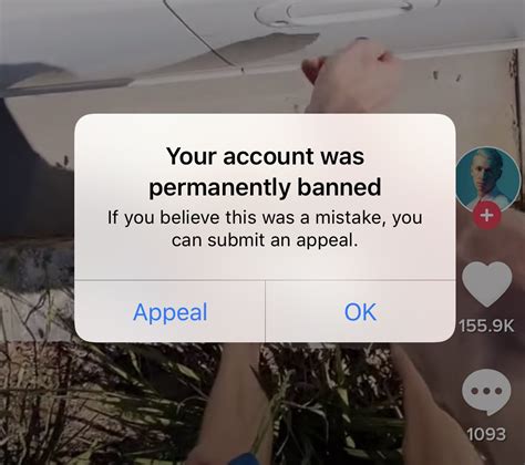 account banned on tiktok