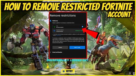 account restrictions epic games