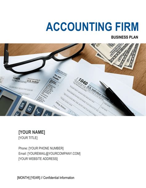 accounting firm business plan template