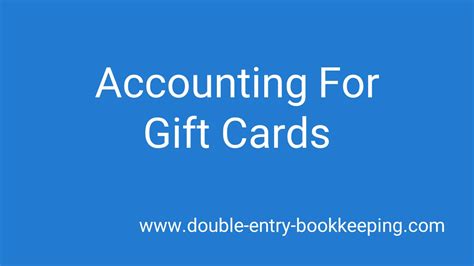 accounting for gift vouchers