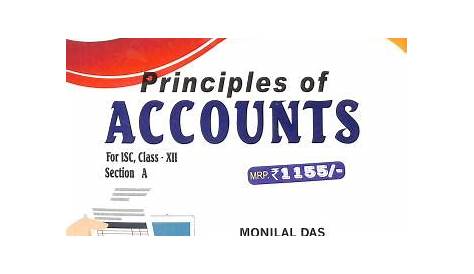 Buy Principles Of Accounts For ISC Class -12 (With Project Work) Book