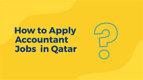 accounts jobs in qatar