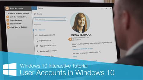 Windows 10 accounts