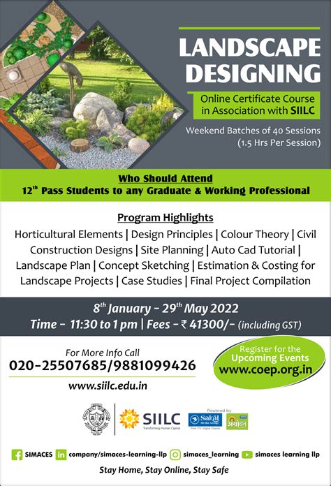 accredited landscape design courses online