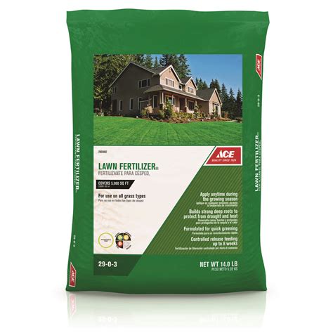 Ace 23233 Starter Fertilizer For All Grass Types 8 lb. 2500 sq. ft