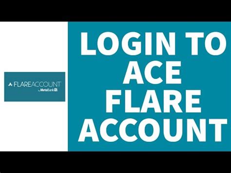 ace flare account login page