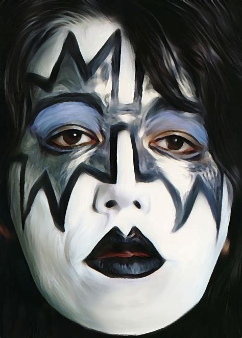 ace frehley makeup dynasty tour drawing