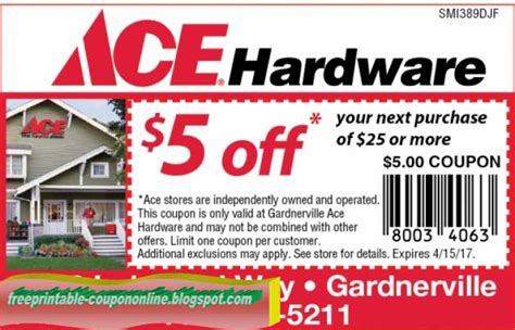 ace hardware coupons 2018