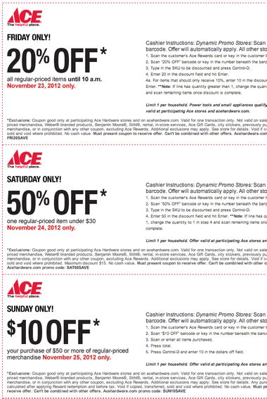 ace hardware coupons september 2019