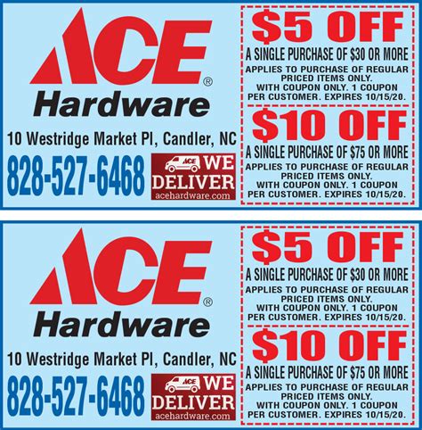 ace hardware store coupons online