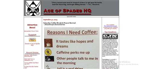 ace of spades conservative website