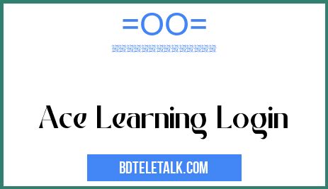 ace-learning login