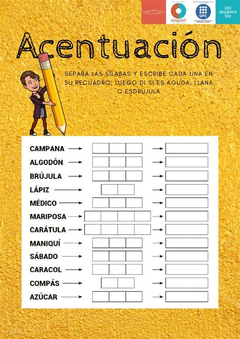 acentos espanol ejercicios