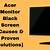 acer monitor black screen no power signal